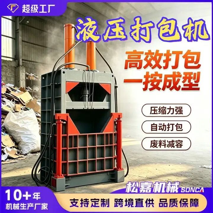 Vertical Hydraulic Baler — image 2