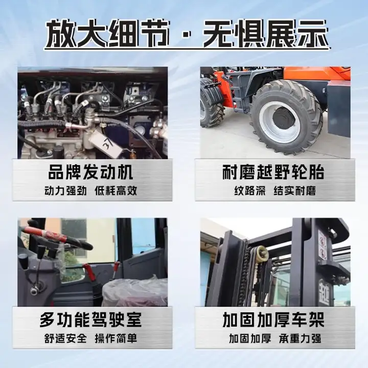 Rough-Terrain Forklift 3T / 5T / 6T — image 2