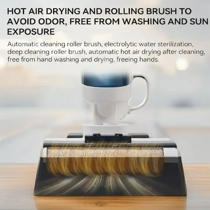Cordless Electrolyzed-Water Floor Scrubber with Russian Voice — image 3