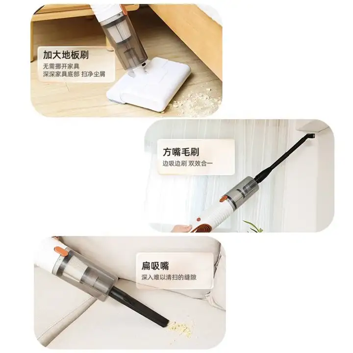 Compact Stick Vacuum & Wet-Dry Floor Scrubber — image 2